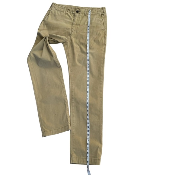 American‎ Eagle Mens Dark Original Straight Khaki Pants Size: 32x34 - Picture 10 of 11